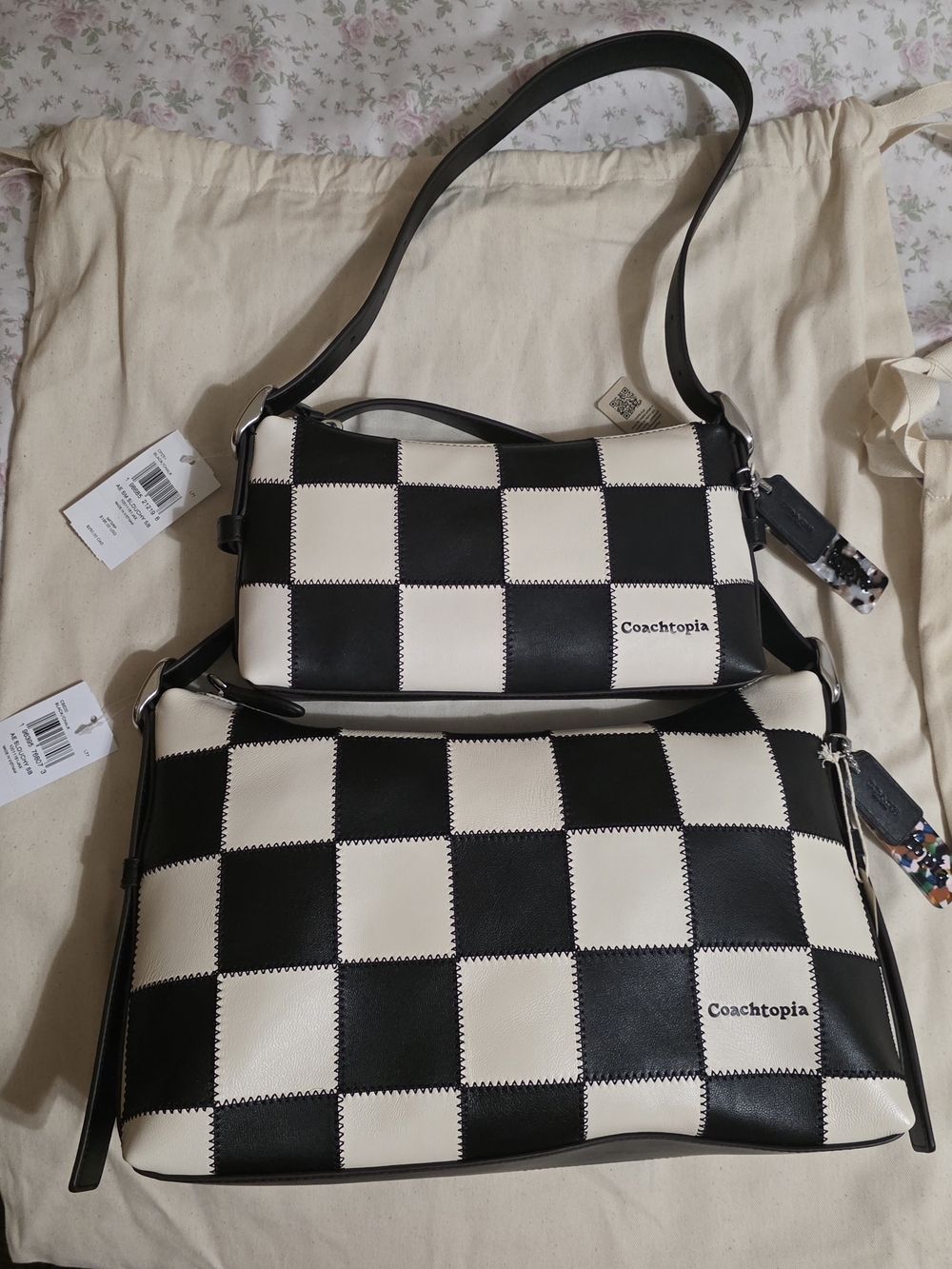Coachtopia Alter Ego Shoulder Bags Size Small & Large Bundle.